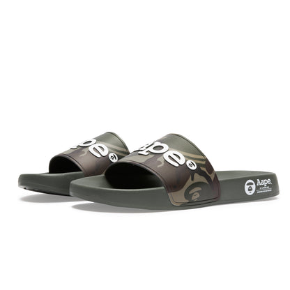 AAPE MOONFACE CAMO SLIDES