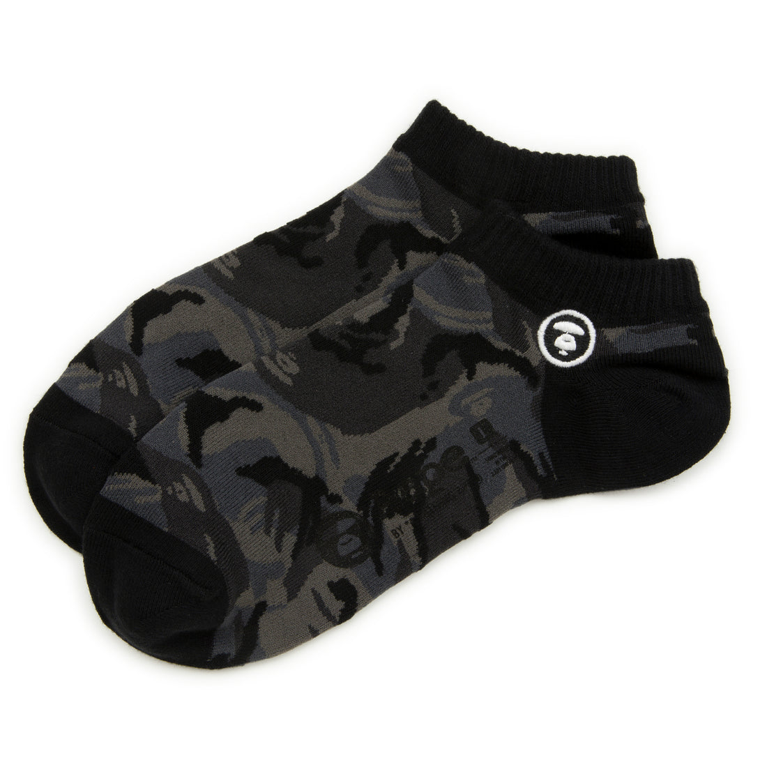 MOONFACE CAMO ANKLE SOCKS