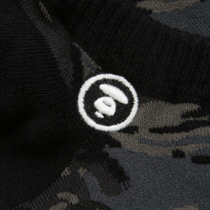 MOONFACE CAMO ANKLE SOCKS