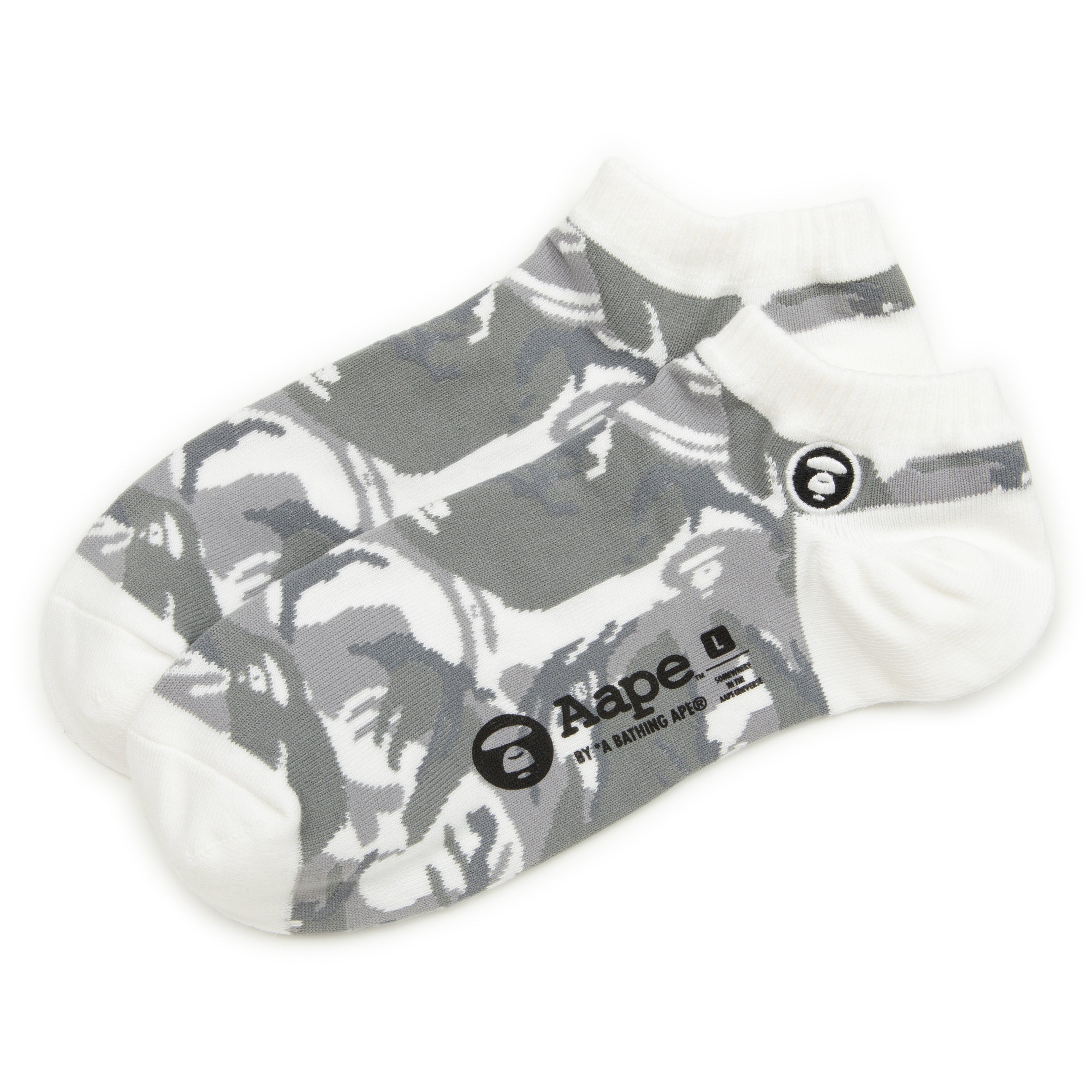 MOONFACE CAMO ANKLE SOCKS