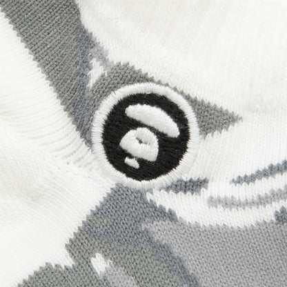 MOONFACE CAMO ANKLE SOCKS