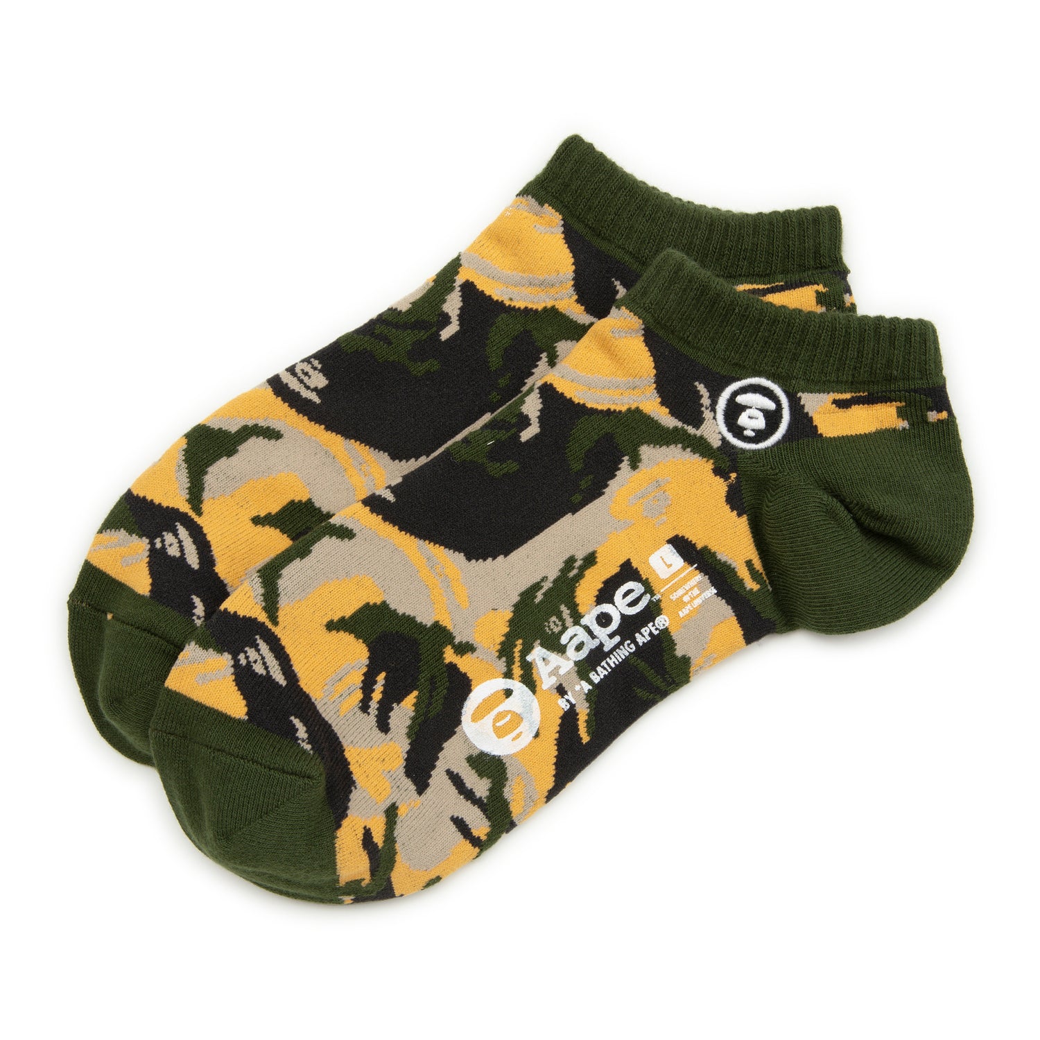 MOONFACE CAMO ANKLE SOCKS