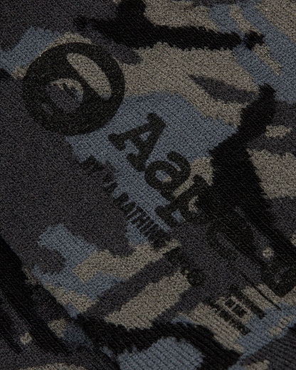 MOONFACE CAMO CREW SOCKS