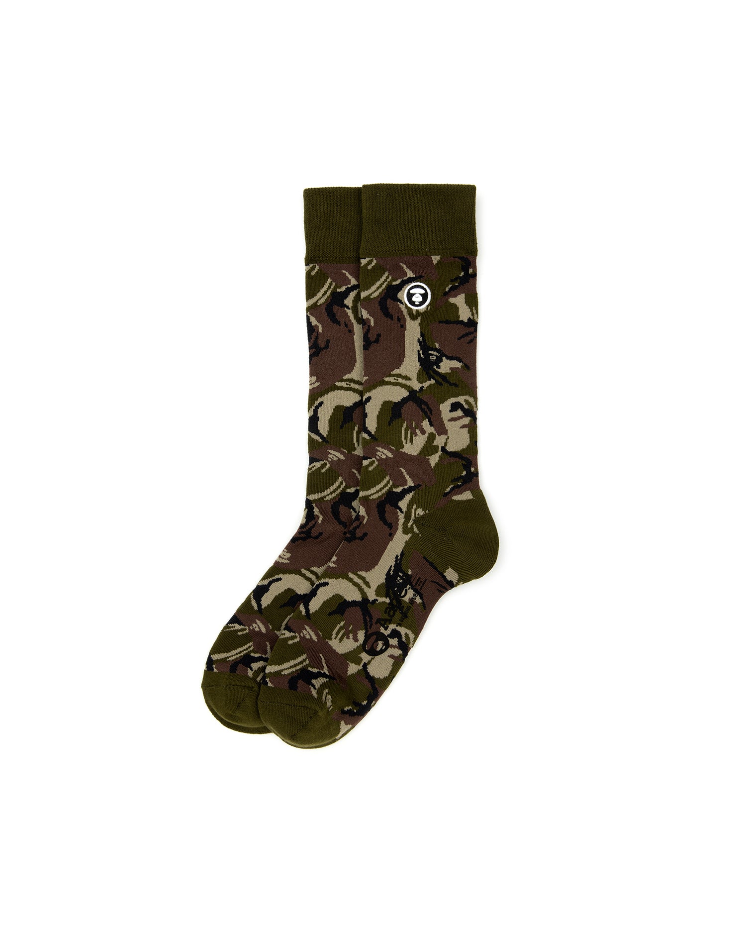 MOONFACE CAMO CREW SOCKS