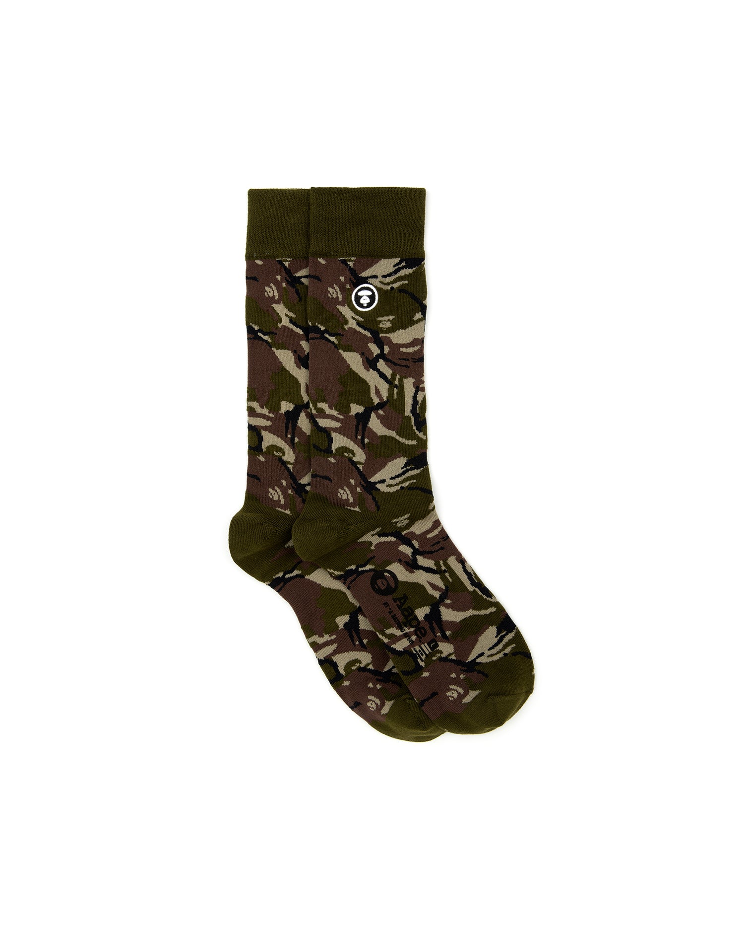 MOONFACE CAMO CREW SOCKS