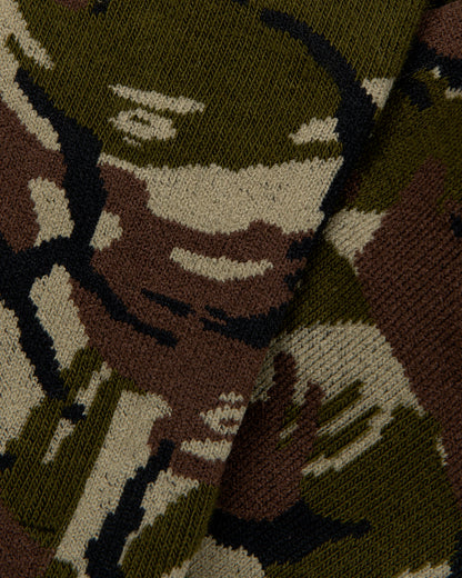 MOONFACE CAMO CREW SOCKS