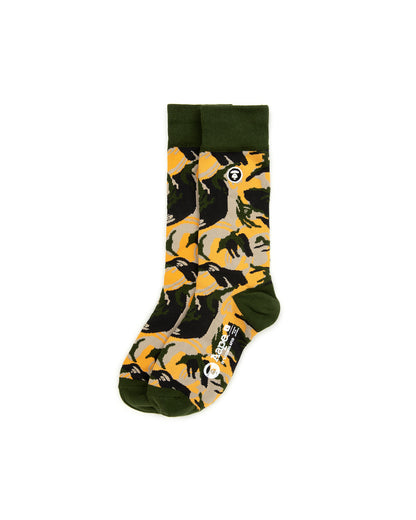 MOONFACE CAMO CREW SOCKS