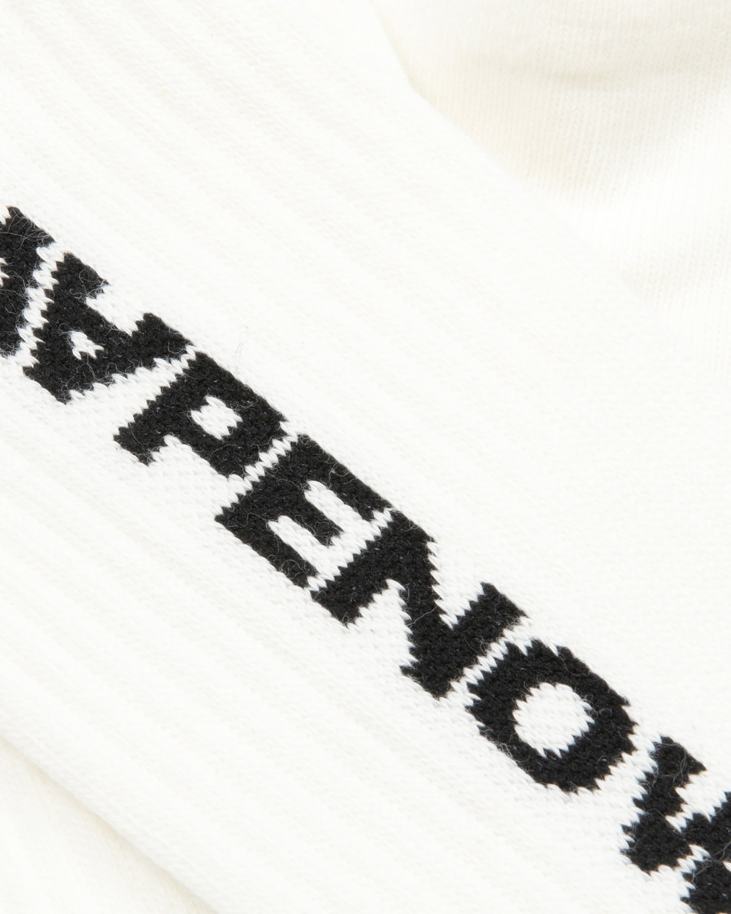 MOONFACE LOGO LETTERING CREW SOCKS