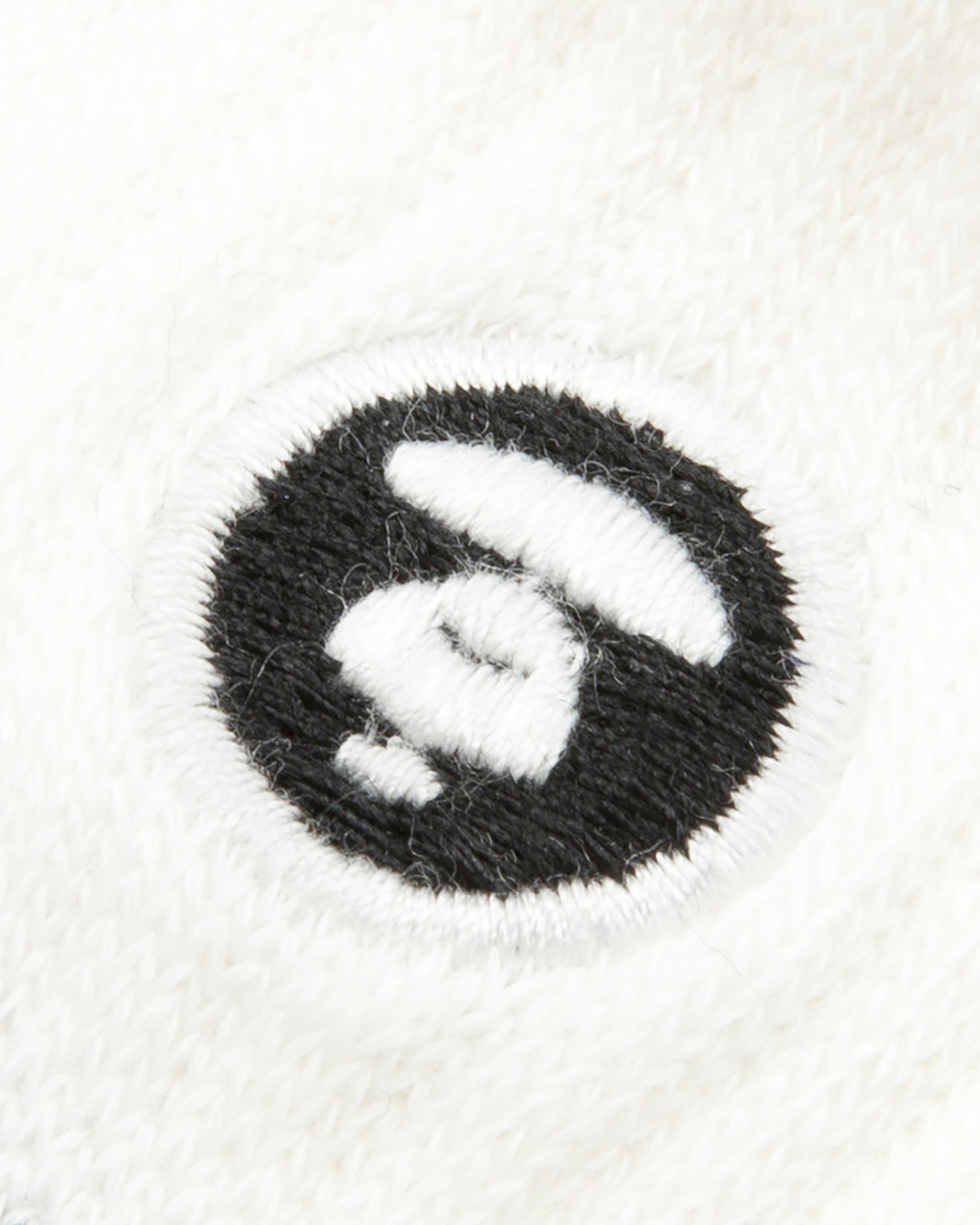 MOONFACE LOGO LETTERING CREW SOCKS