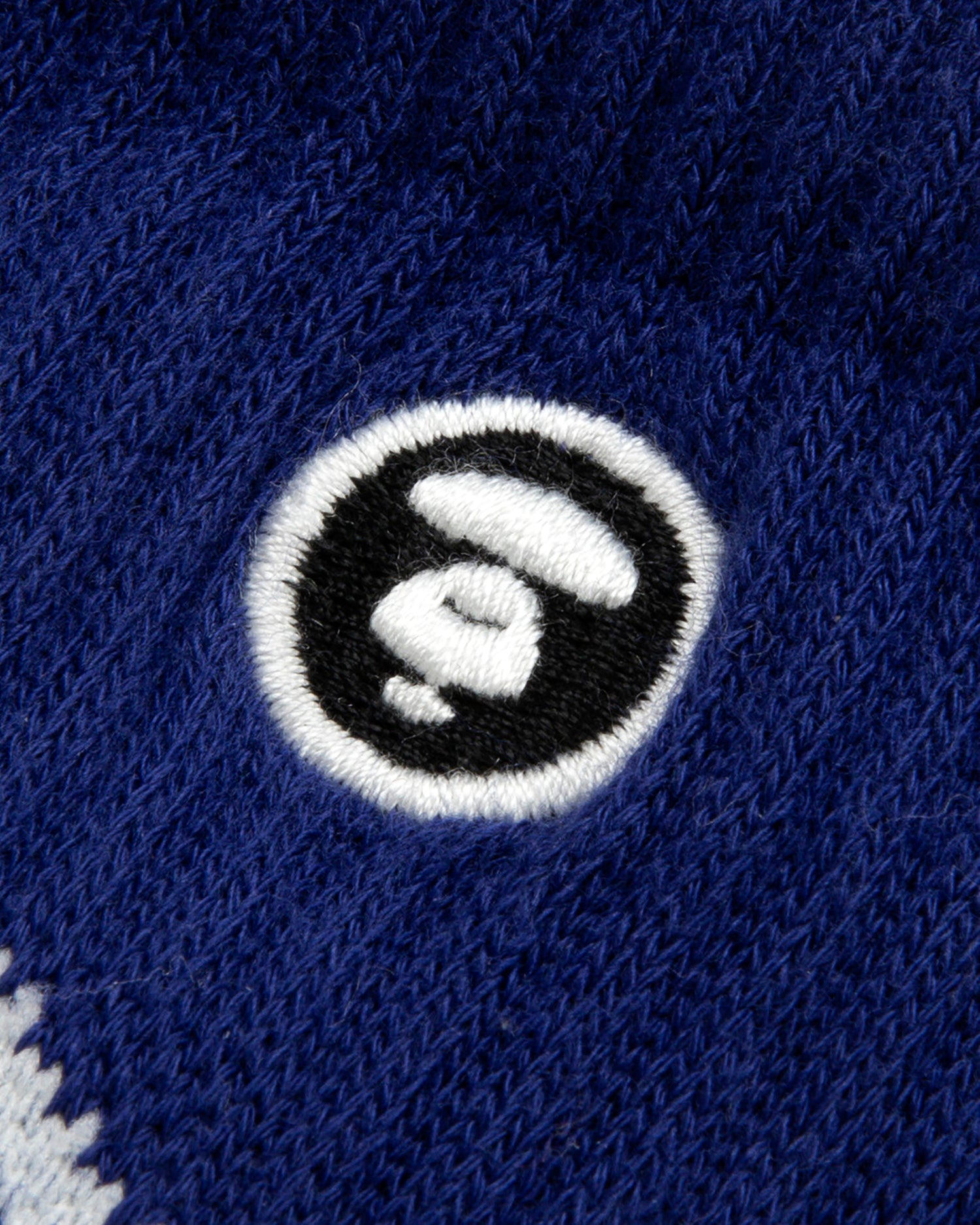 MOONFACE LOGO LETTERING CREW SOCKS