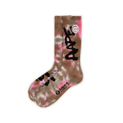 AAPE LOGO TIE-DYE SOCKS