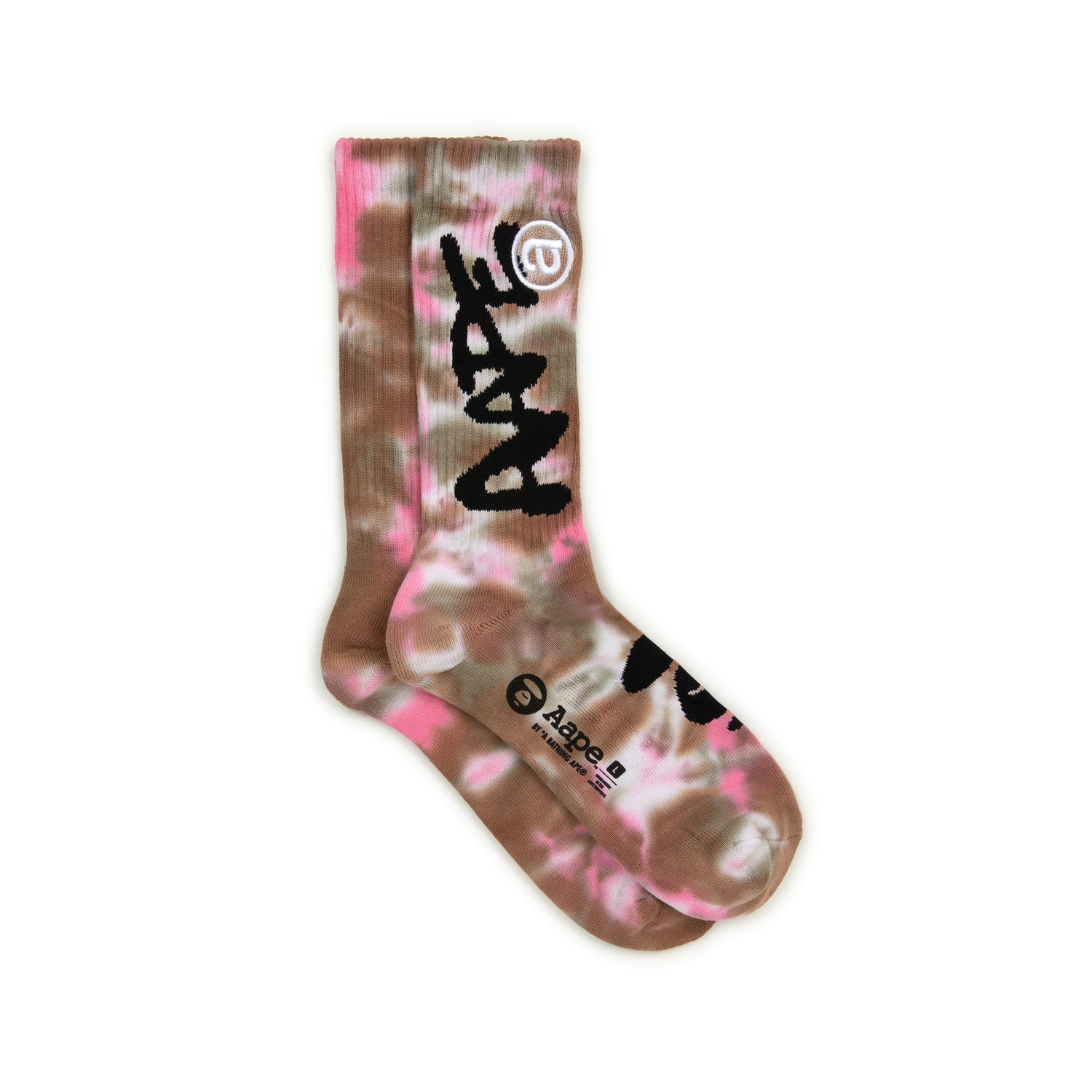 AAPE LOGO TIE-DYE SOCKS