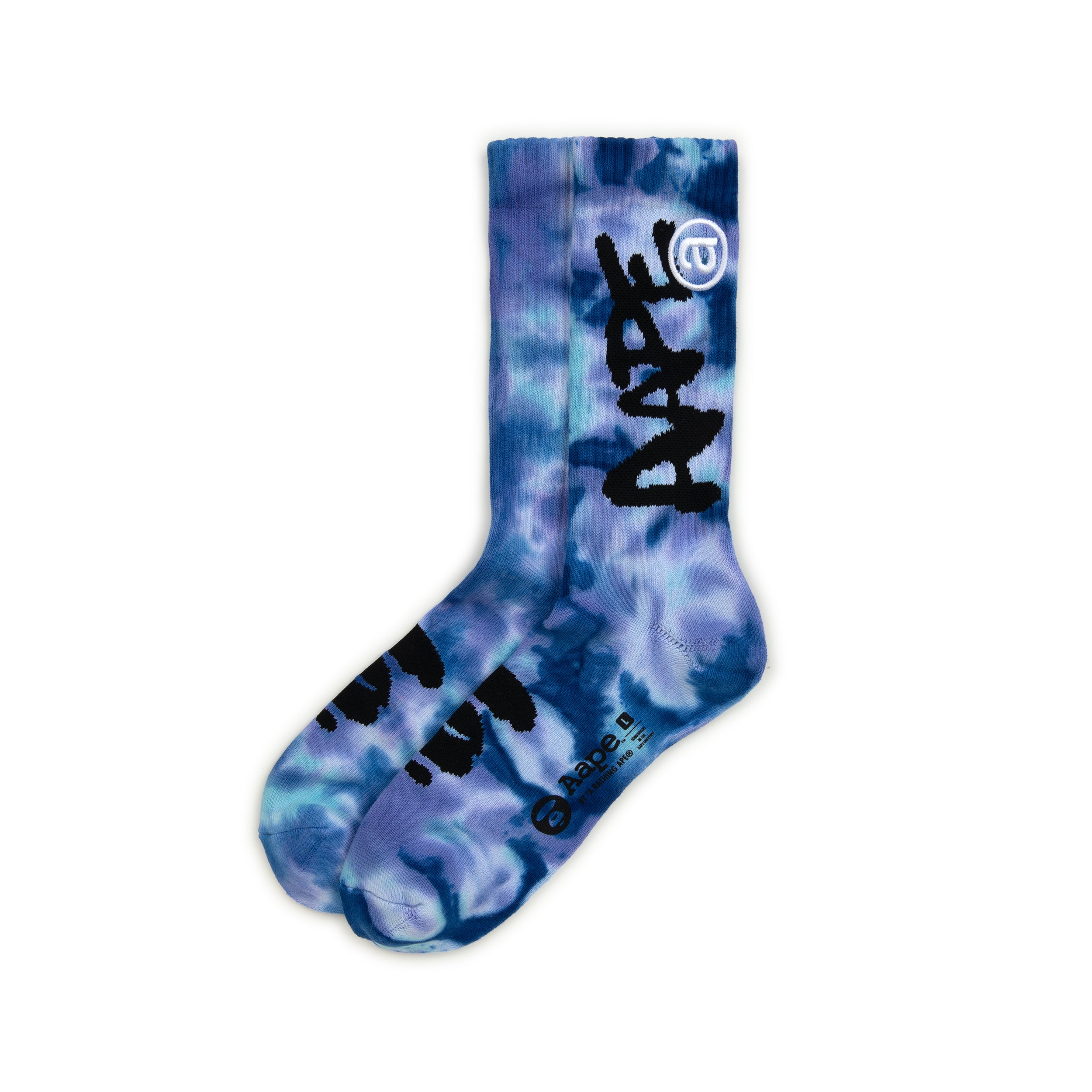 AAPE LOGO TIE-DYE SOCKS