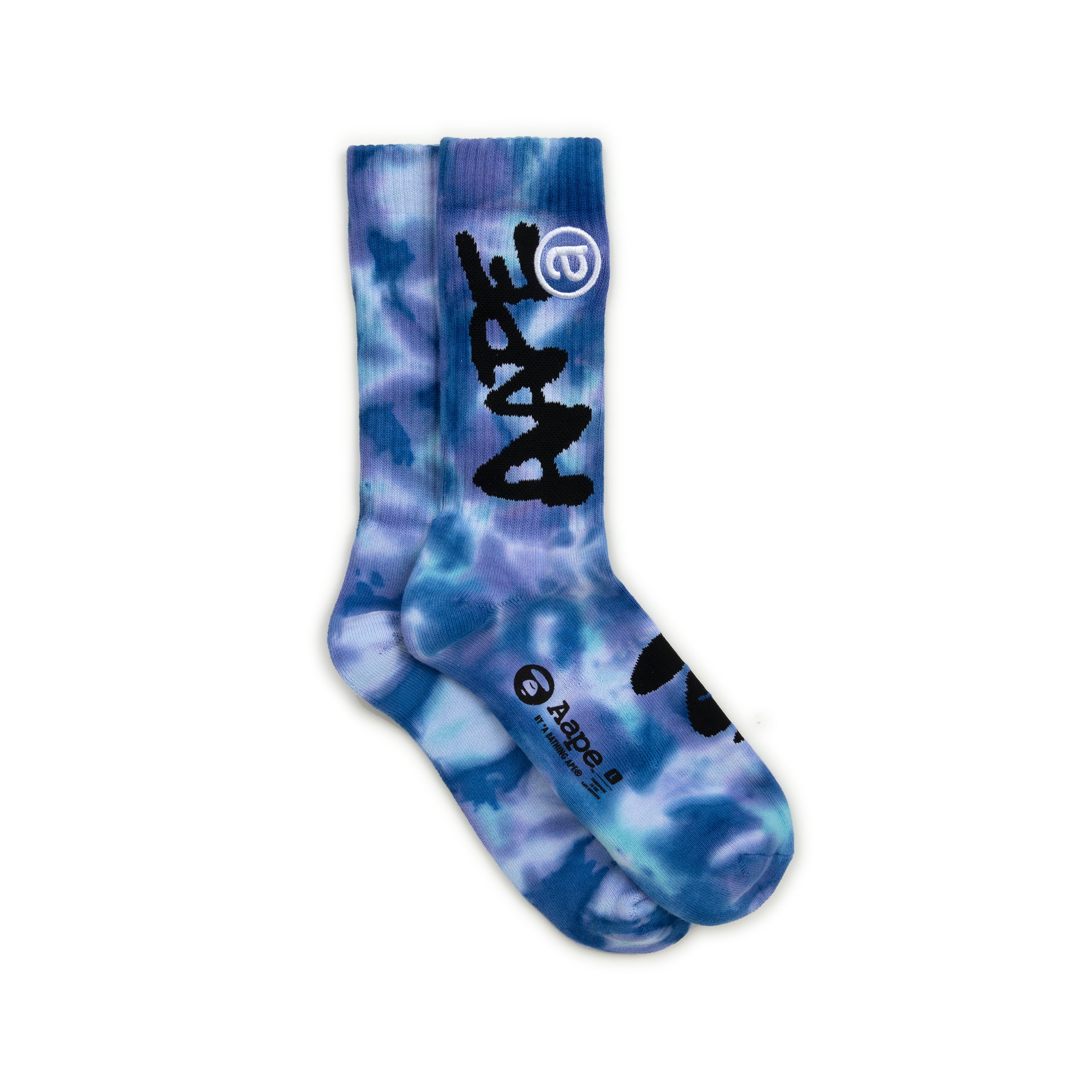 AAPE LOGO TIE-DYE SOCKS