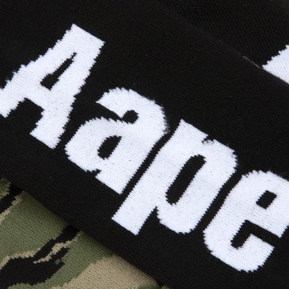 AAPE MOONFACE CREW SOCKS