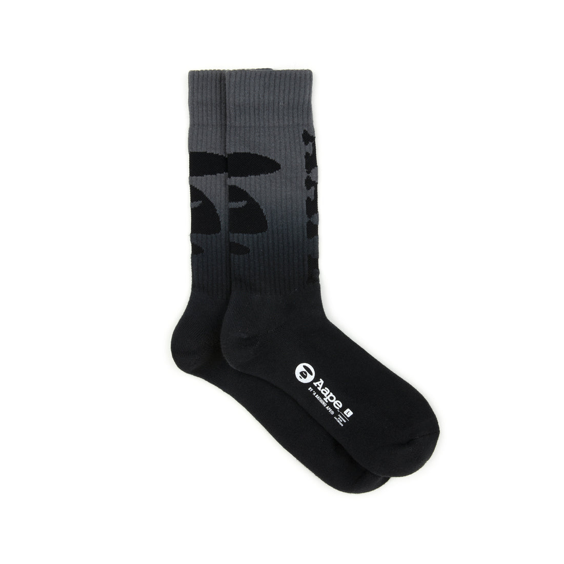 AAPE MOONFACE GRADIENT CREW SOCKS