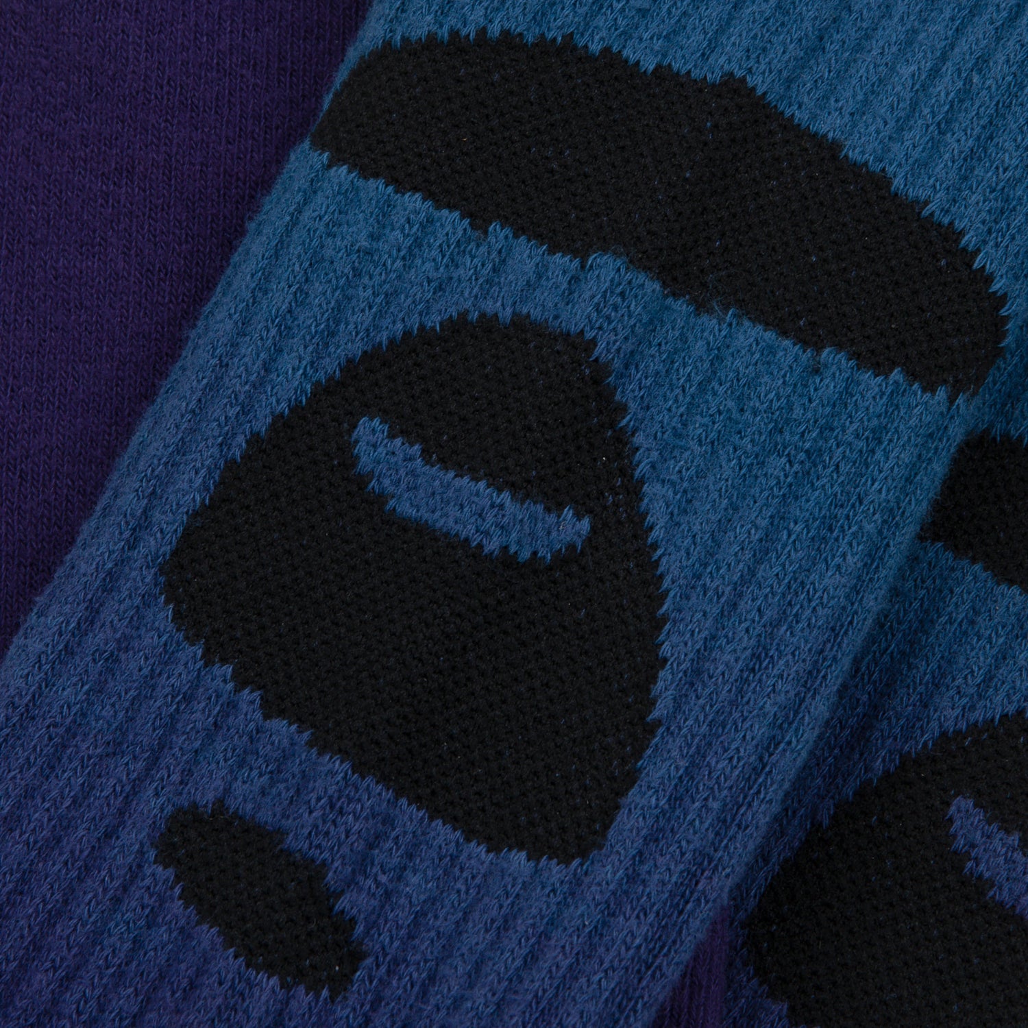 AAPE MOONFACE GRADIENT CREW SOCKS