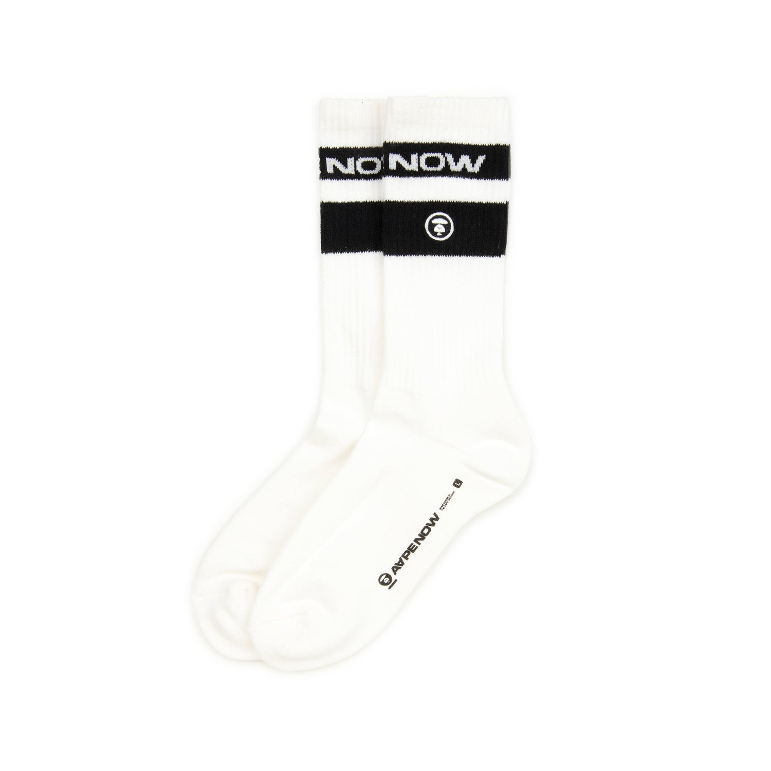 MOONFACE STRIPED CREW SOCKS