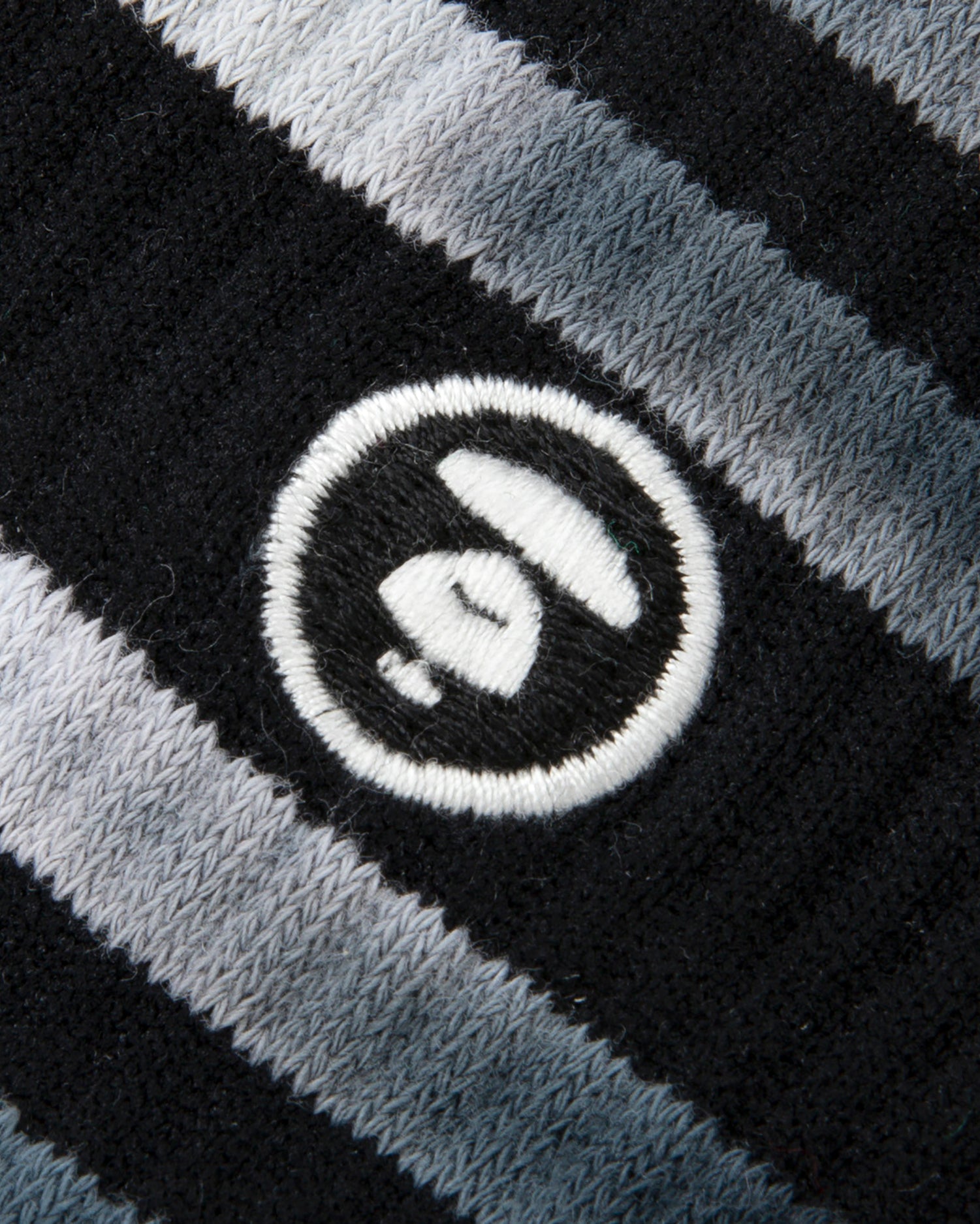 AAPE MOONFACE TIE-DYE STRIPED SOCKS