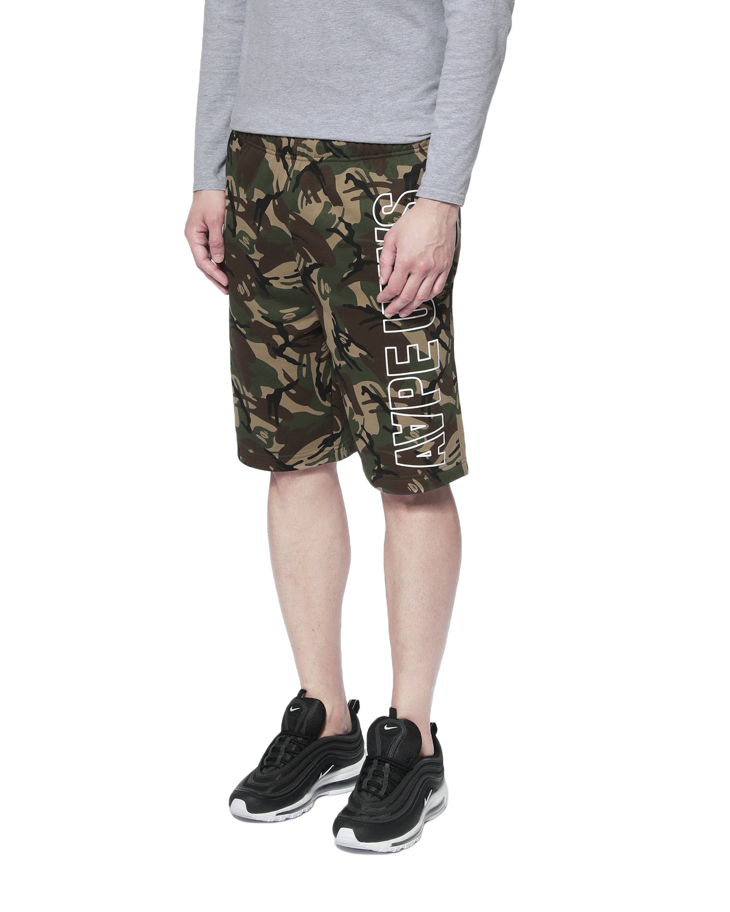 AAPE CAMO LOGO SWEAT SHORTS