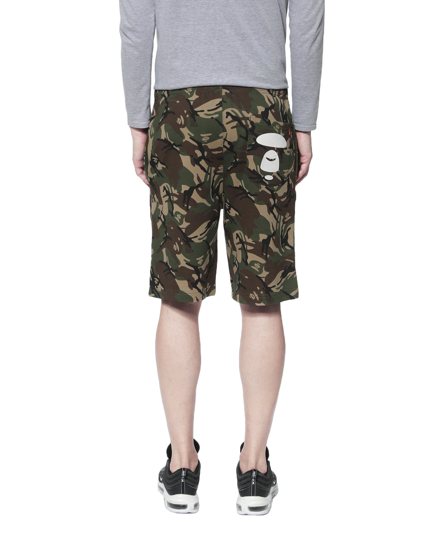 AAPE CAMO LOGO SWEAT SHORTS