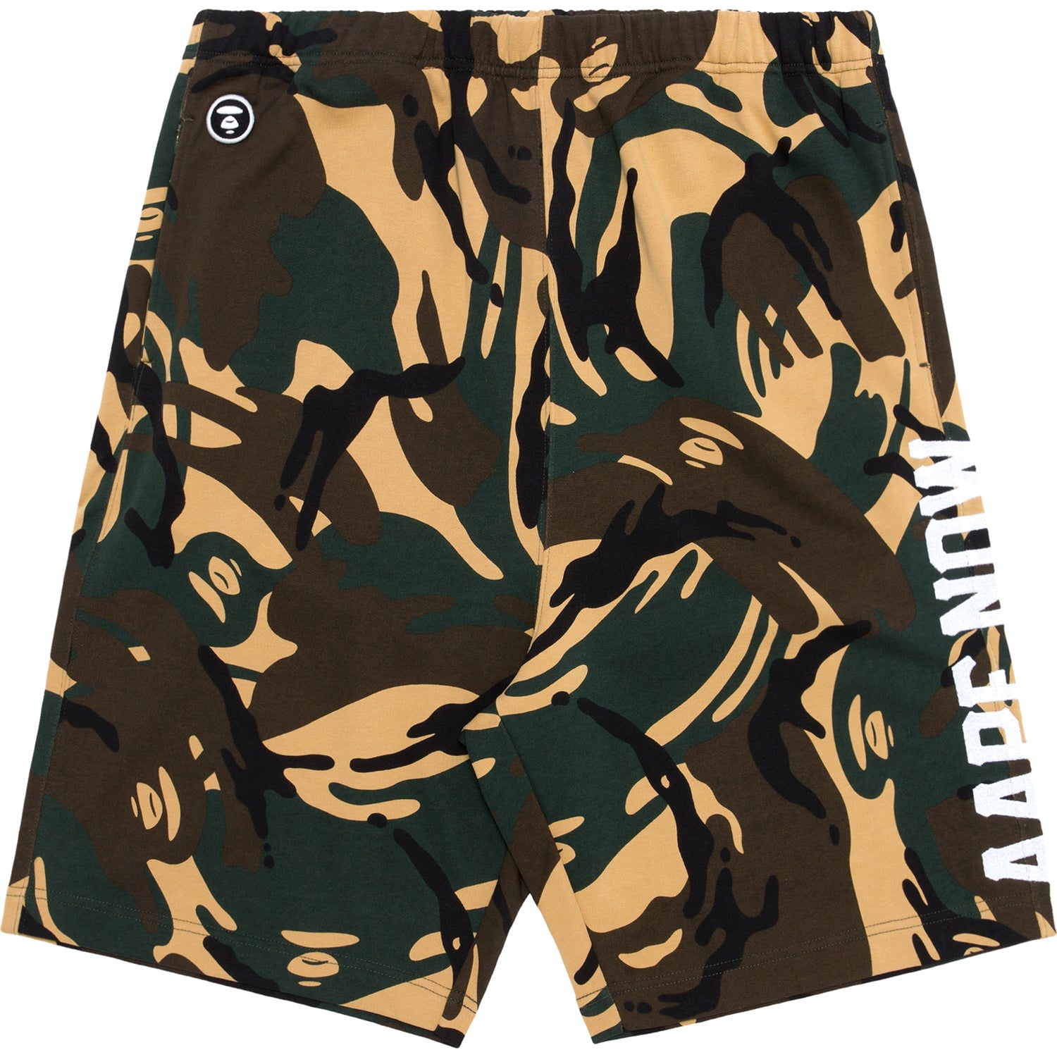 AAPE CAMO SWEAT SHORTS