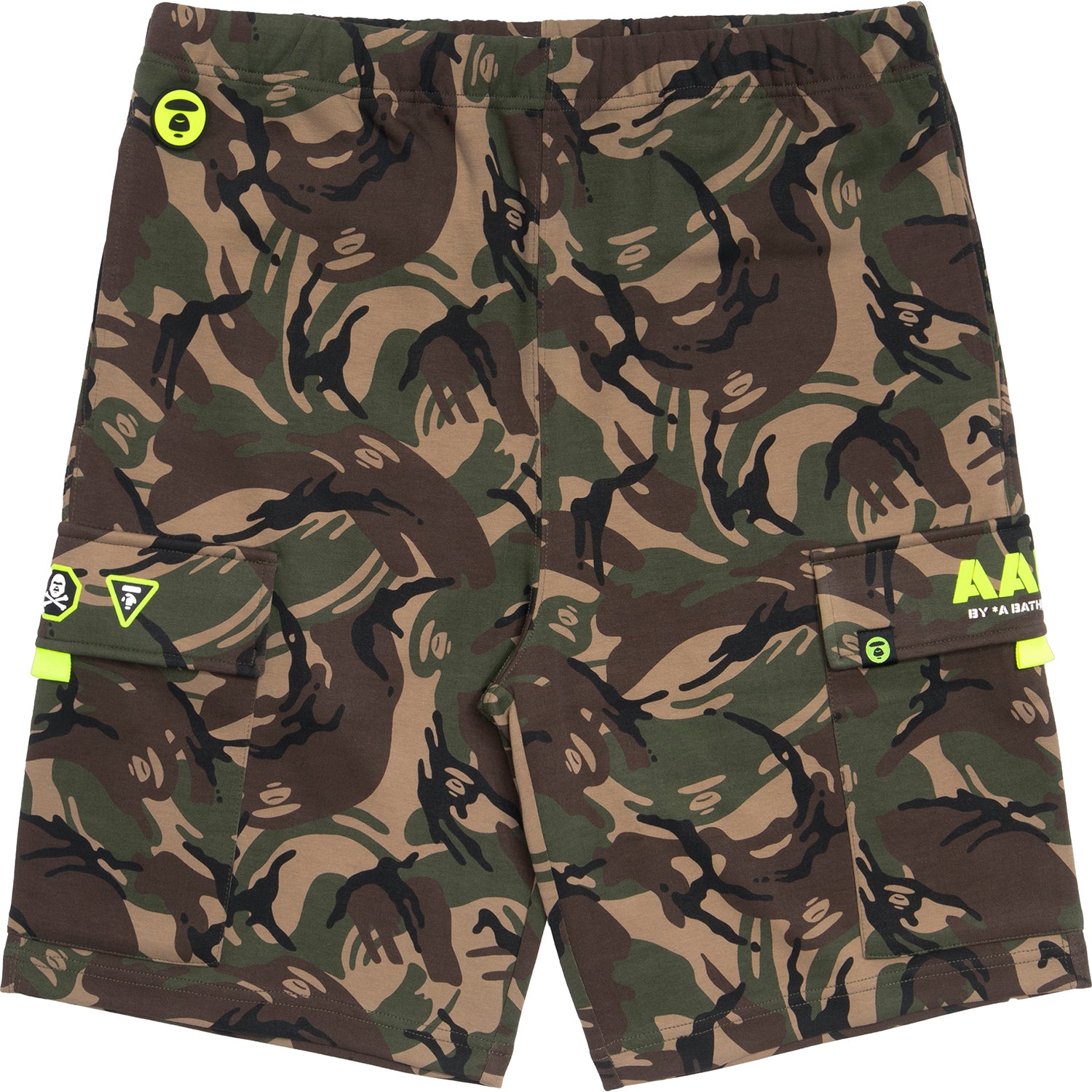 AAPE CAMO CARGO SWEAT SHORTS