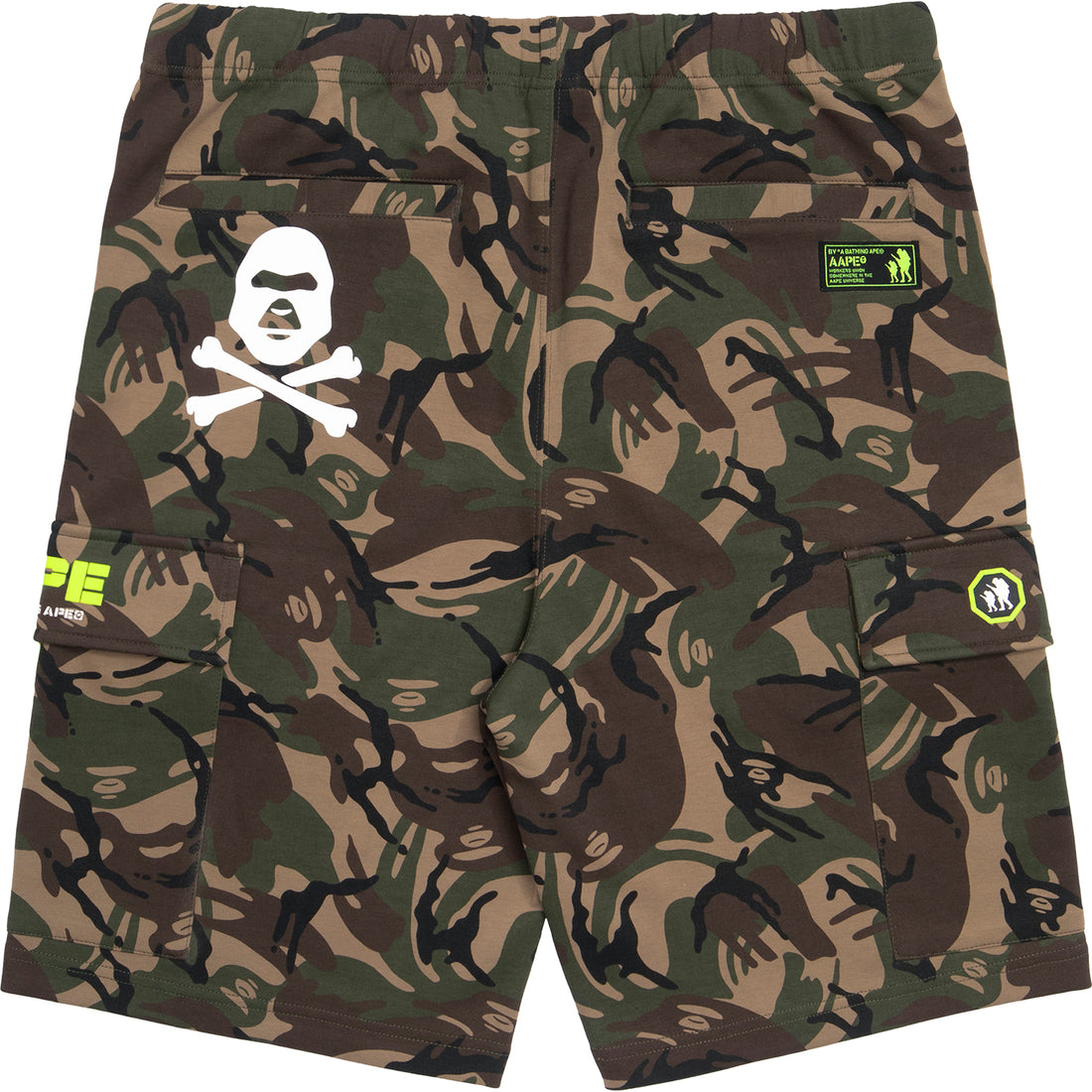 AAPE CAMO CARGO SWEAT SHORTS