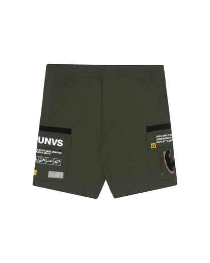 AAPE WOVEN CARGO SHORTS