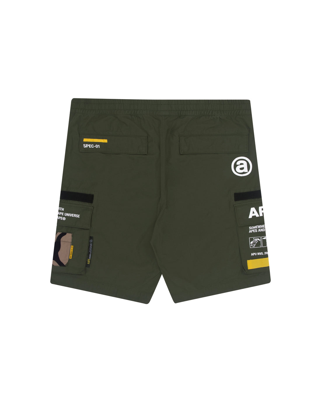 AAPE WOVEN CARGO SHORTS