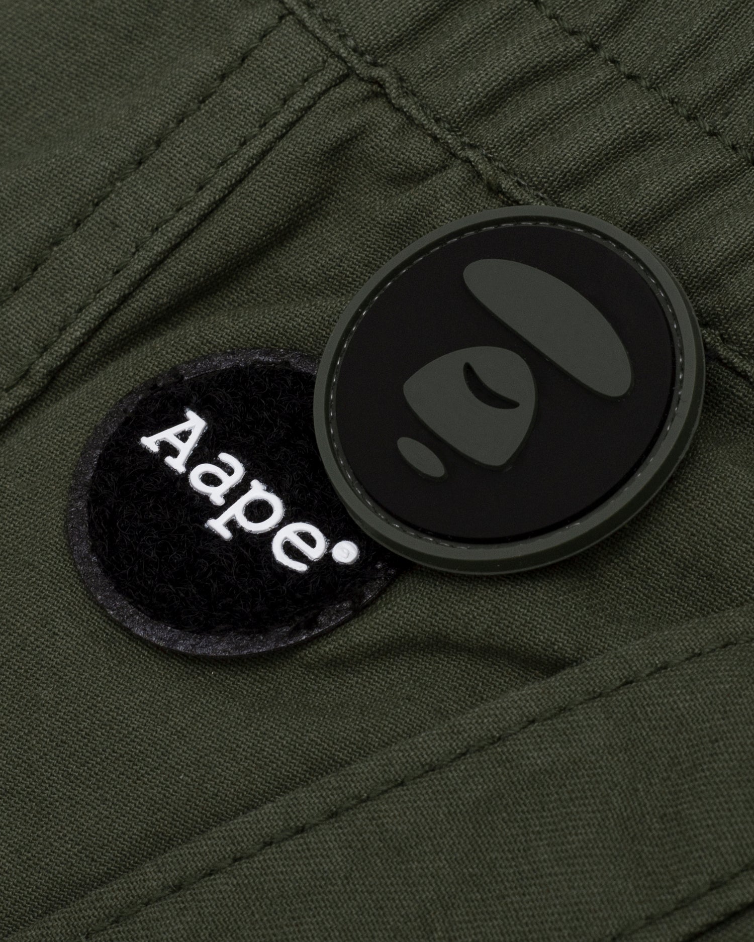 AAPE WOVEN CARGO SHORTS