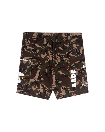 AAPE WOVEN CARGO SHORTS