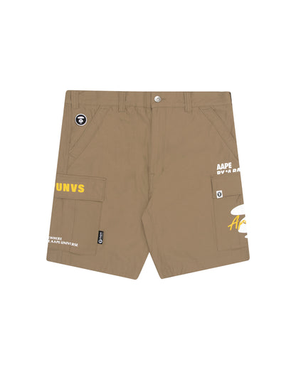 AAPE WOVEN CARGO SHORTS