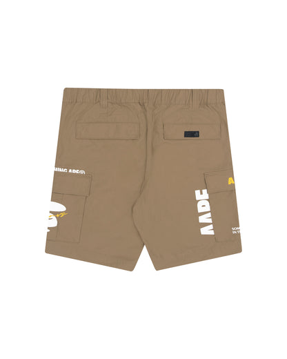 AAPE WOVEN CARGO SHORTS