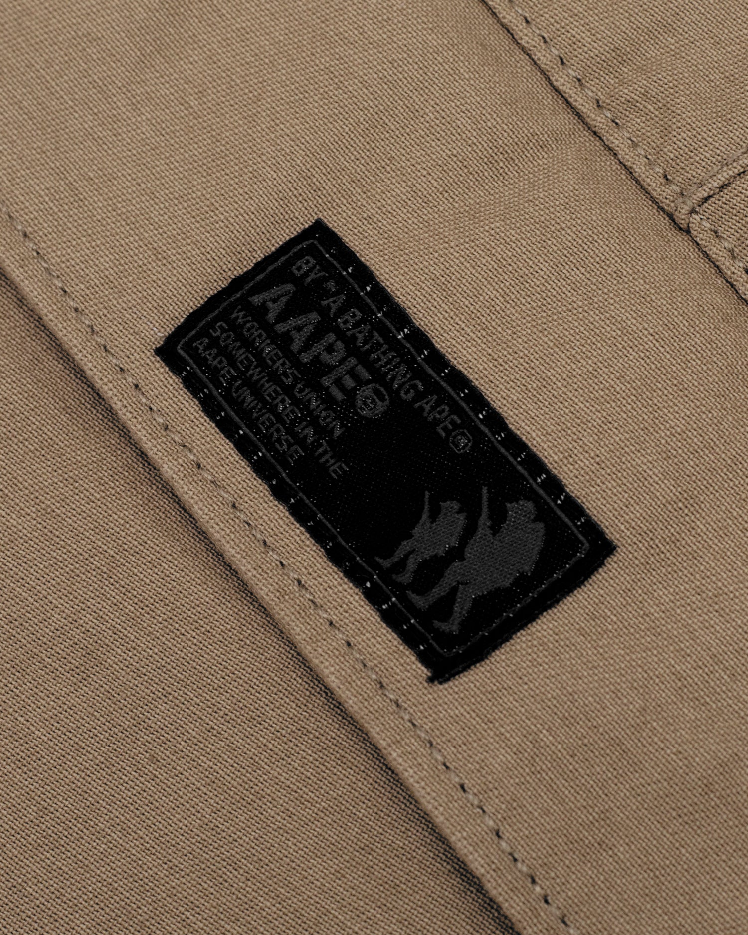 AAPE WOVEN CARGO SHORTS