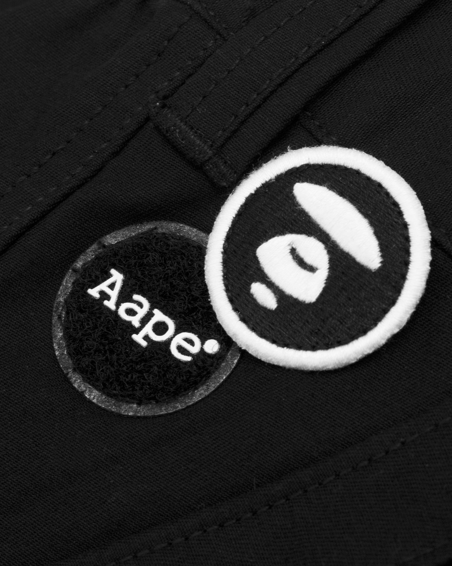 AAPE WOVEN CARGO SHORTS