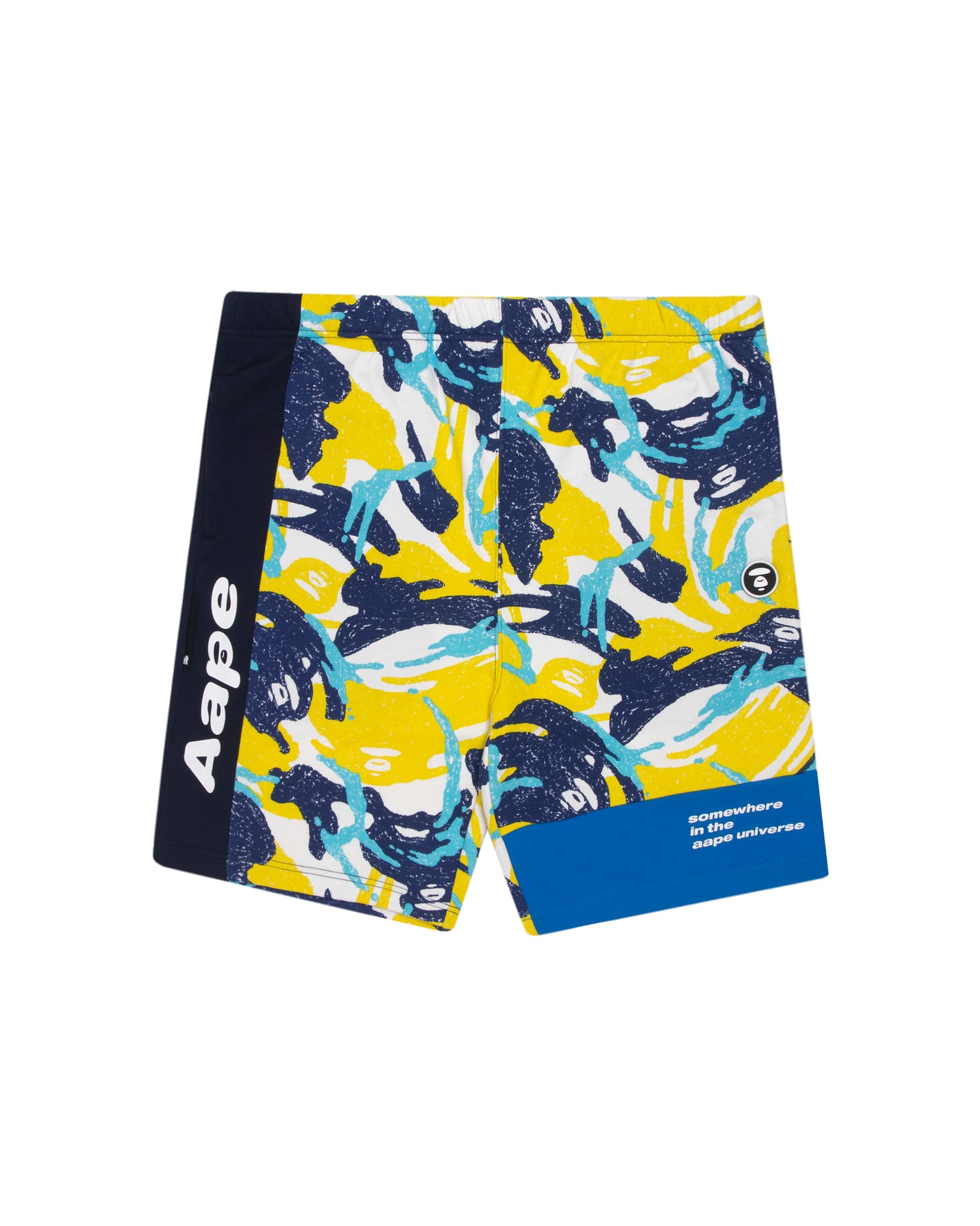 AAPE APE FACE GRAPHIC PRINT SHORTS