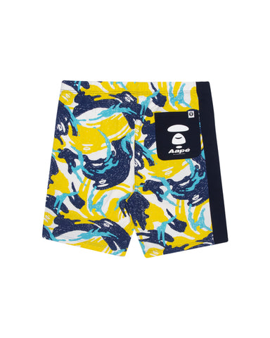 AAPE APE FACE GRAPHIC PRINT SHORTS