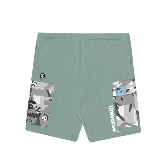 AAPE MOONFACE CAMO SHORTS