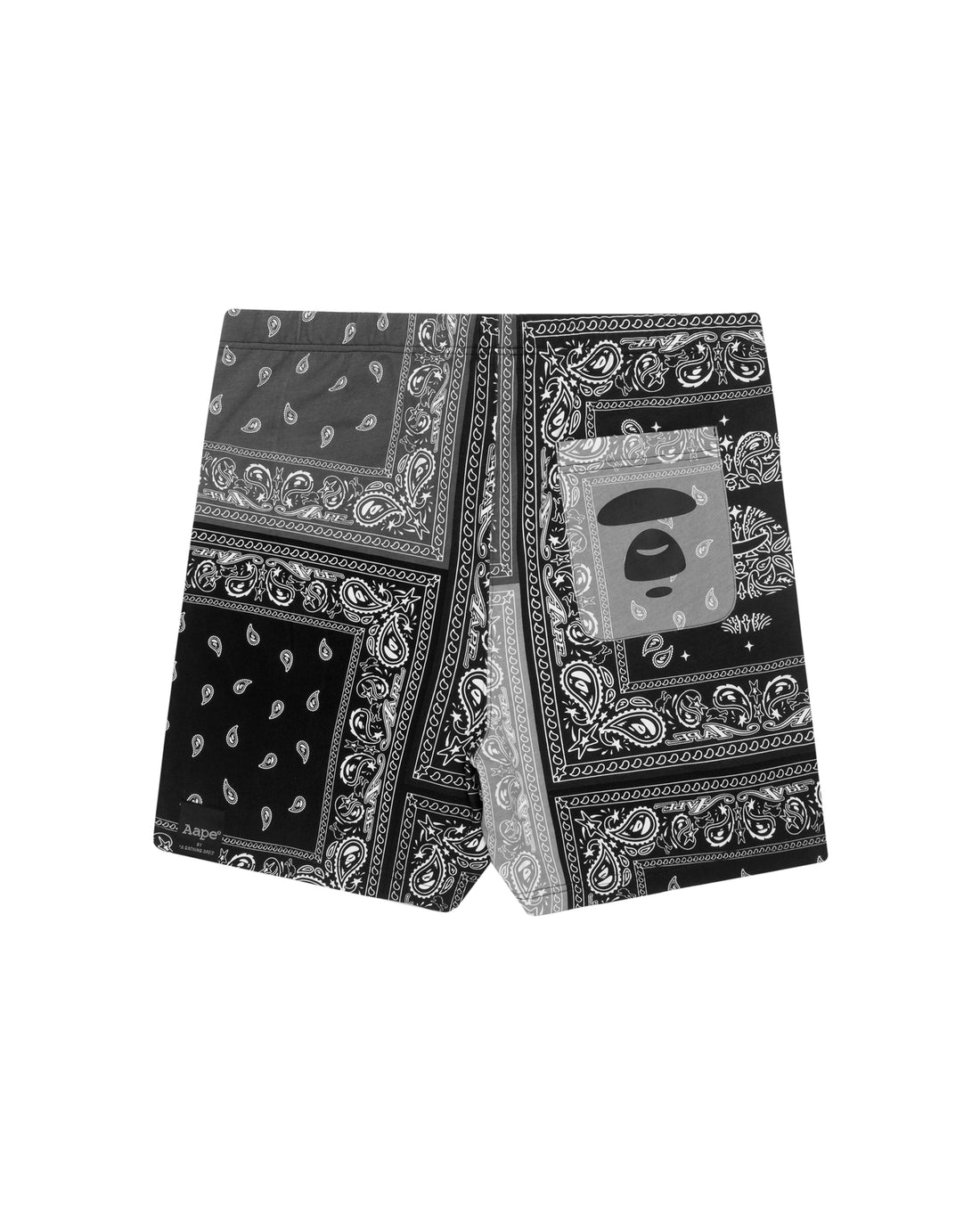 AAPE APE FACE BANDANA SHORTS