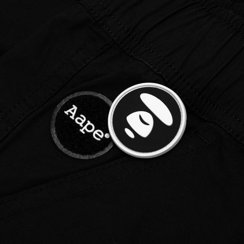 APE FACE BELTED SHORTS