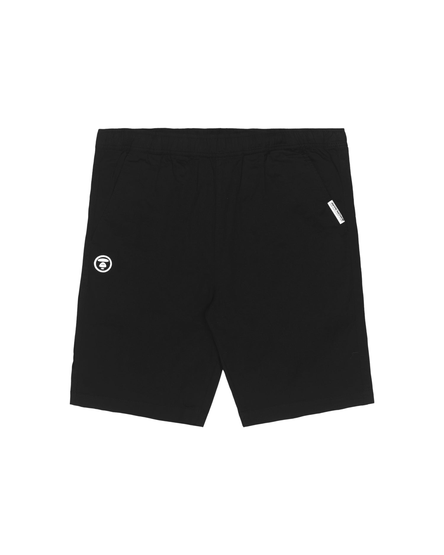 MOONFACE EMBROIDERED TWILL SHORTS