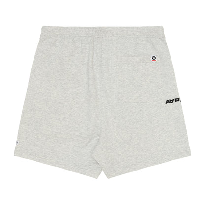 MOONFACE EMBROIDERED SWEAT SHORTS