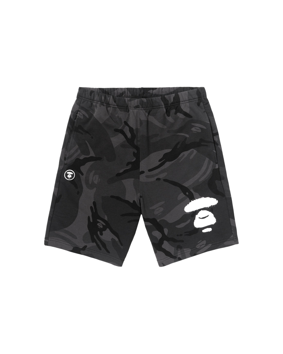 MOONFACE CAMO SWEAT SHORTS