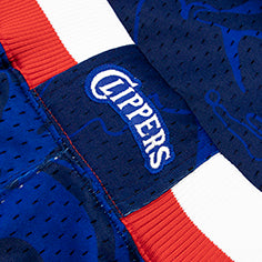 AAPE X MITCHELL &amp; NESS CLIPPERS MESH SHORTS