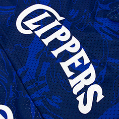 AAPE X MITCHELL &amp; NESS CLIPPERS MESH SHORTS