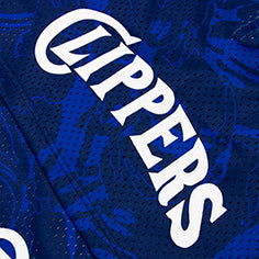 AAPE X MITCHELL & NESS CLIPPERS MESH SHORTS
