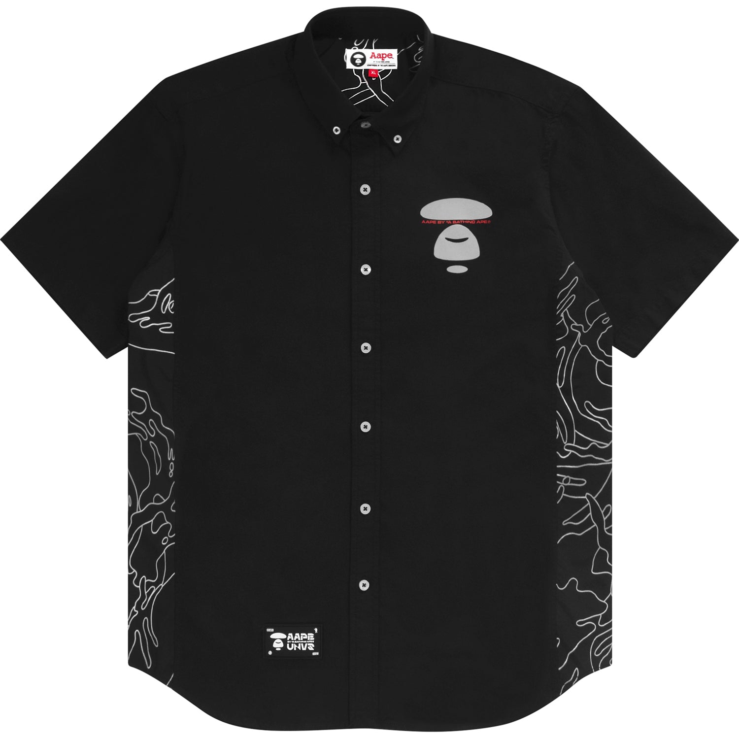 AAPE PANELLED LOGO SHIRT