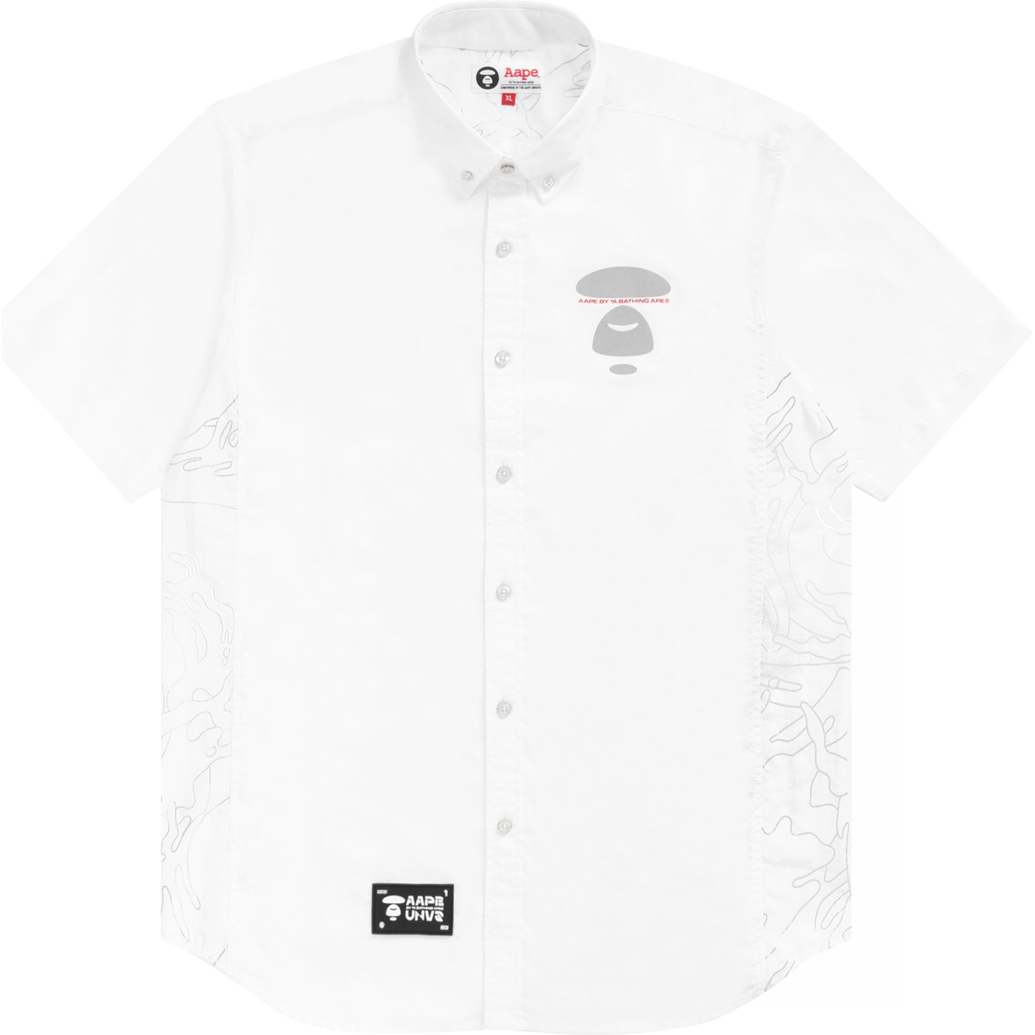 AAPE PANELLED LOGO SHIRT