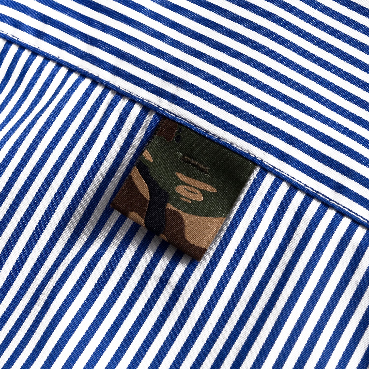 AAPE APE FACE STRIPED SHIRT